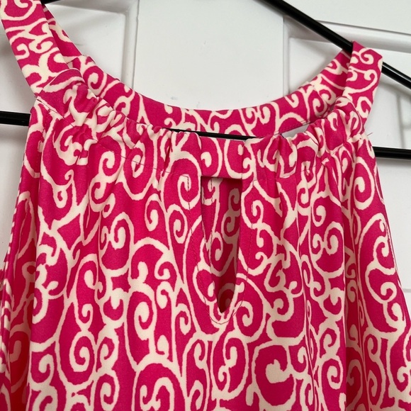 Jude Connally NWOT• Lisa Mod Garden Dress in Pink/Cream Swirl Halter, Size S - Picture 7 of 17